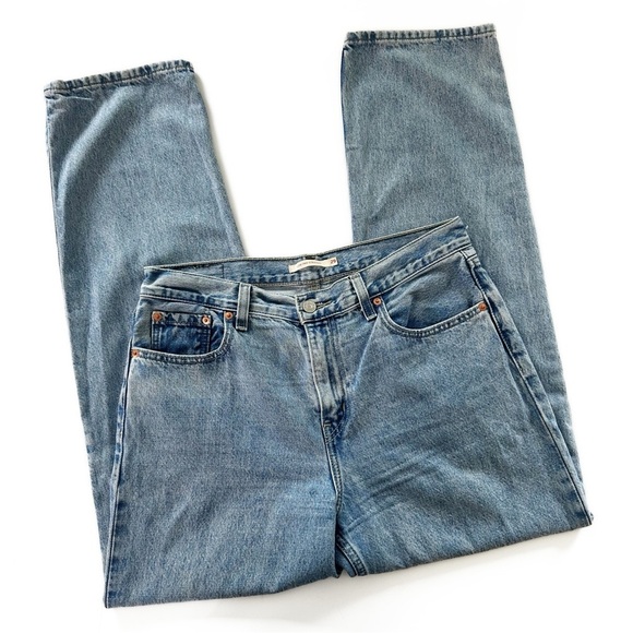 Levi’s Womens 29 Low Pro Baggy Straight Light Wash Jeans - Picture 2 of 8